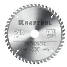 Диск пильный по дереву Kraftool Precision 36952-216-30 48Т 216х30 мм