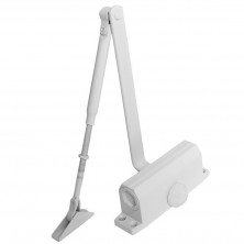 Доводчик дверной Ajax DCTR15-60 TDR-60 Нold Оpen WH белый  