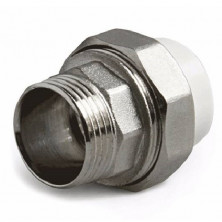 Муфта комбинированная Valfex 10156132 разъемная с наружной резьбой белая 32х1 1/4 дюйма