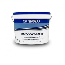 Грунтовка агдезионная Terraco Террабонд SP 6812312 с кварцевым наполнителем розовая 12 кг