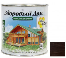 Средство для защиты древесины Здоровый дом Палисандр 0,8 л