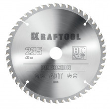 Диск пильный по дереву Kraftool Precision 36952-235-30 48Т 235х30 мм