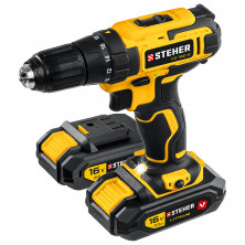 Дрель-шуруповерт Steher CD-160-2 16В 2х2 Ач