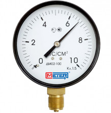 Манометр радиальный Meter ДМ02-100 Дк 100 мм 0-16 кгс/см2 М20х1,5