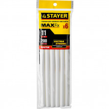Клеевые стержни Stayer Master 2-06821-W-S06 11х200 мм 6 шт белые