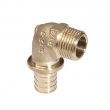 Угольник для PE-X бронза RAUTITAN RX Дн 20х3/4" НР Rehau 13660901001 (11375451001)