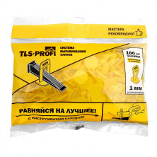 Система выравнивания плитки TLS-Profi TLSZA022022 Зажимы 1 мм 100 шт
