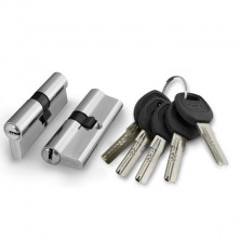 Механизм цилиндровый Punto A2000Key80 30225 SN никель 35+10+35 80 мм  