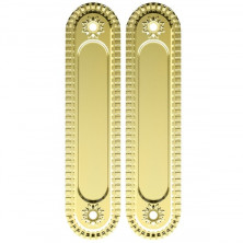 Ручка для раздвижных дверей Armadillo SH010/CL GOLD-24 золото 24К  