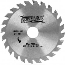 Диск по дереву Messer 10-40-851 ТСТ 85х15х1,2х0,8 мм 24Т