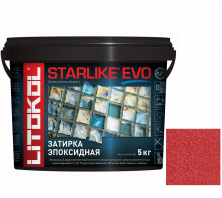 Затирка эпоксидная для швов Litokol Starlike Evo S.550 Rosso Oriente 5 кг