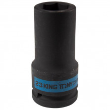 Головка торцевая ударная глубокая King Tony 643523M шестигранная 3/4 дюйма 23 мм
