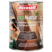 Антисептик лессирующий Pufas Decoself бесцветный 0,8 л