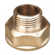 Переход латунь Ду 15х8 (1/2"х1/4") ВР/НР VALFEX VF.592.L.012.014