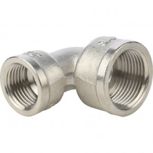 Угольник Stout SFT-0014-003412 3/4х1/2 дюйма никелированный с внутренней резьбой