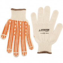 Перчатки Stayer Expert 11401-XL трикотажные противоскользящие