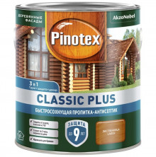 Пропитка-антисептик для древесины Pinotex Classic Plus 3 в 1 Лиственница 2,5 л
