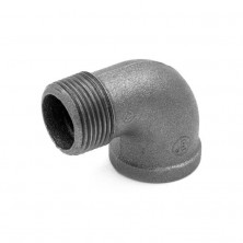 Угольник проходной чугун Ду 40 (1 1/2") ВР/НР Fittex PLUS
