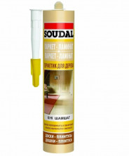 Герметик Soudal акриловый для паркета под махагон 300 мл  