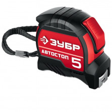 Рулетка с автостопом Зубр Автостоп 34052-05-25_z01 5000х25 мм
