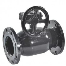 Кран шаровой Forteca 11с67п 183.2.250.025 стандартнопроходной стальной Ду 250 Ру25 фланцевый с редуктором