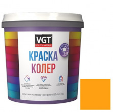 Колер-краска VGT ВД-АК-1180 желтая 1 кг