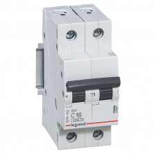 Автоматический выключатель Legrand RX3 419697 2P C 16A 4,5 кА