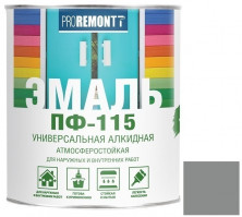 Эмаль Proremontt ПФ-115 серая 1,9 кг