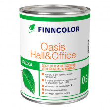 Краска для стен и потолков Tikkurila Finncolor Oasis Hall&Office основа С 0,9 л
