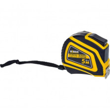 Рулетка Biber 40136 Quadro Stopper автофиксация нейлоновое покрытие 5 м х 25 мм