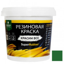 Краска резиновая Prosept SuperRubber 071-1 зеленый мох Ral 6005 1 кг