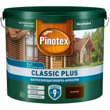 Пропитка-антисептик для древесины Pinotex Classic Plus 3 в 1 Палисандр 2,5 л