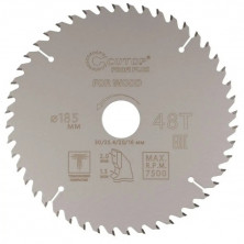 Диск пильный по дереву Cutop Profi plus 75-18548Т 48Т 185х1,3/2х30/25,4/20/16 мм