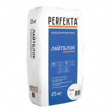 Клей для газобетона Perfekta Лайтблок 25 кг белый