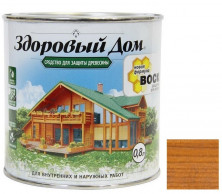 Средство для защиты древесины Здоровый дом Тик 0,8 л