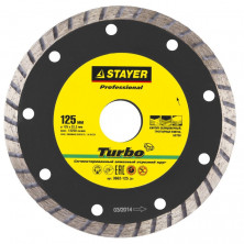 Диск отрезной алмазный Stayer Profi 3662-125_z02 125х22,2 мм