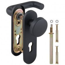 Ручка дверная Fuaro FP.DH72.043P-KNOB NE 3610 черная