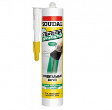 Герметик Soudal Моментальный Акрил белый 300 мл  