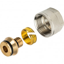 Соединение компрессионное Stout SFC-0021-001620 для трубы PEX-AL-PEX 16х2 мм 3/4 дюйма