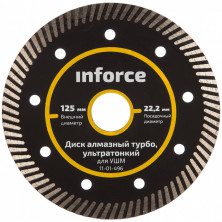 Диск алмазный для УШМ Inforce 11-01-496 ультратонкий