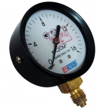 Манометр радиальный Meter ДМ02-63-1 Дк 63 мм 0-10 кгс/см2 М12х1,5