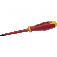 Отвертка Stayer Profi Electro 25142-2-10 диэлектрическая до 1000В двухкомпонентная рукоятка PH № 2 х 100мм