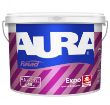 Краска высокоукрывистая для фасадов Aura Expo ASP044 4,5 л