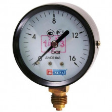 Манометр радиальный Meter ДМ02-63-1 Дк 63 мм 0-16 бар G1/4 дюйма