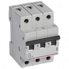 Автоматический выключатель Legrand RX3 419705 3P C 6A 4,5 кА