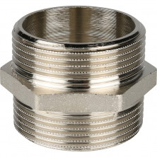 Ниппель Stout SFT-0004-112112 1 1/2 дюйма никелированный с наружной резьбой