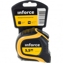 Рулетка измерительная Inforce 06-11-48 с нейловоным покрытием 5,5 м 27 мм