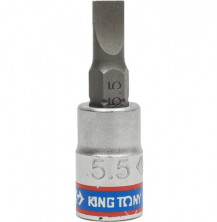 Бита торцевая King Tony 203255 Slotted 5,5х1 мм 1/4 дюйма 37 мм