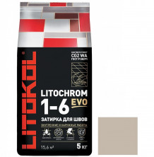Затирка цементная для швов Litokol Litochrom 1-6 Evo LE.230 Багамы 5 кг