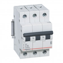 Автоматический выключатель Legrand RX3 419708 3P C 16A 4,5 кА